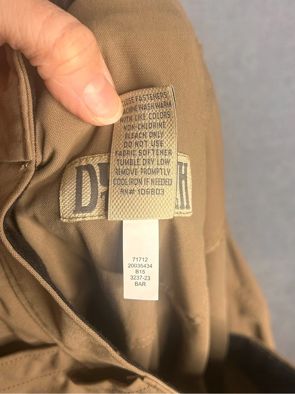 Duluth Trading Co lightweight tan